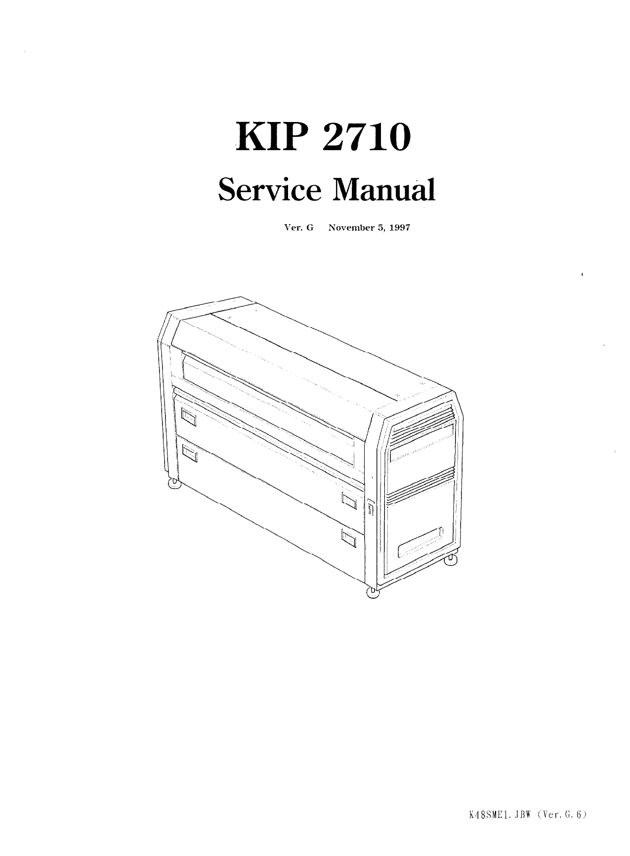 KIP 2710 K-48 Parts and Service Manual-1